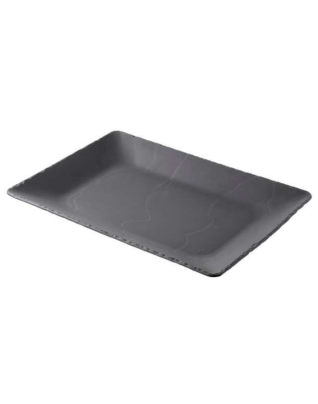레볼 [레볼] 베솔트 사각 깊은 접시 33x24cm (화이트) 착용컷