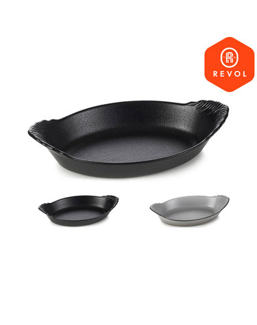 [레볼] 프렌치클래식 타원 귀접시 20cm *색상선택