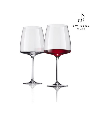 쇼트즈위젤 [즈비젤글라스] 비비드 센스 버건디 와인잔 (710ml) 2p