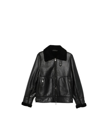 [해외직구][살바토레 산토로] 남성 가죽 자켓 51571-U  BLACK 7521838