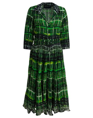 [해외직구][사만다 성] 긴팔원피스 ASTERWATERCOLOR PLAID GREEN 6573508