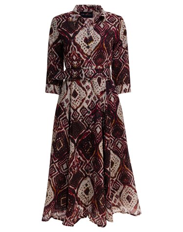[해외직구][사만다 성] 긴팔원피스 ASTERTIE DYE MALDIVES IVORY BURGUNDY 6598354