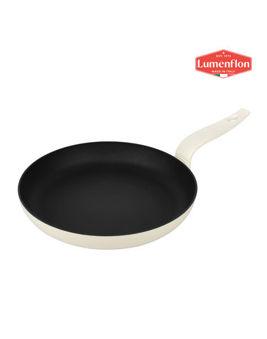 [루멘플론] 엘레타 크림 프라이팬 30cm (인덕션겸용)