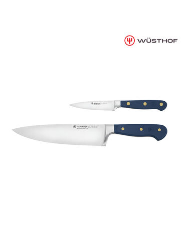 [우스토프] 클래식 나이프 과도 식도 2종세트 (페어링 9cm+셰프 20cm) 와일드 블루베리