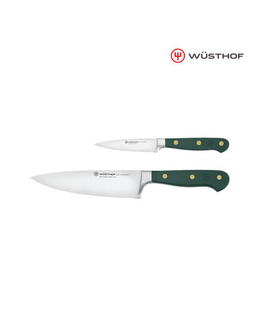 [우스토프] 클래식 나이프 과도 식도 2종세트 (페어링 9cm+셰프 16cm) 프레쉬 로즈마리