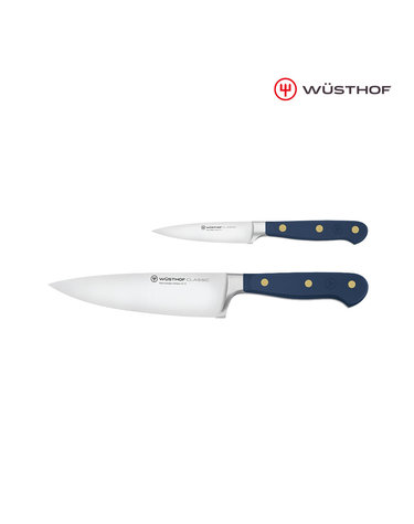 [우스토프] 클래식 나이프 과도 식도 2종세트 (페어링 9cm+셰프 16cm) 와일드 블루베리