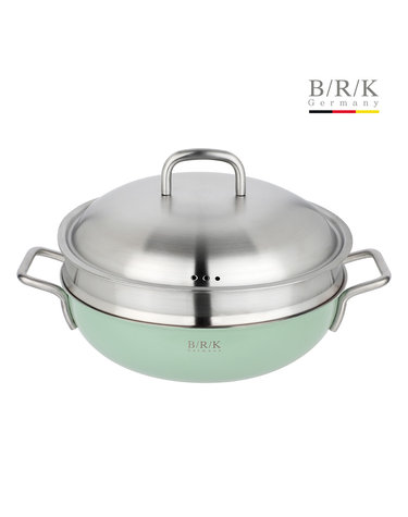 [BRK] 노르딕 통5중 WOK 24cm 그린(스티머 포함)
