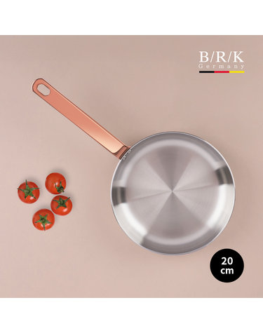 [BRK] 로즈골드 통5중 스테인리스 스틸 후라이팬 20cm