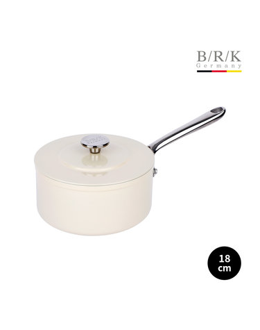 [BRK] 에볼루션 풀 인덕션 편수냄비 18cm (밀크)