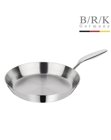 [BRK] 프리미엄 통3중 플레인 스텐 프라이팬 28cm (인덕션겸용)