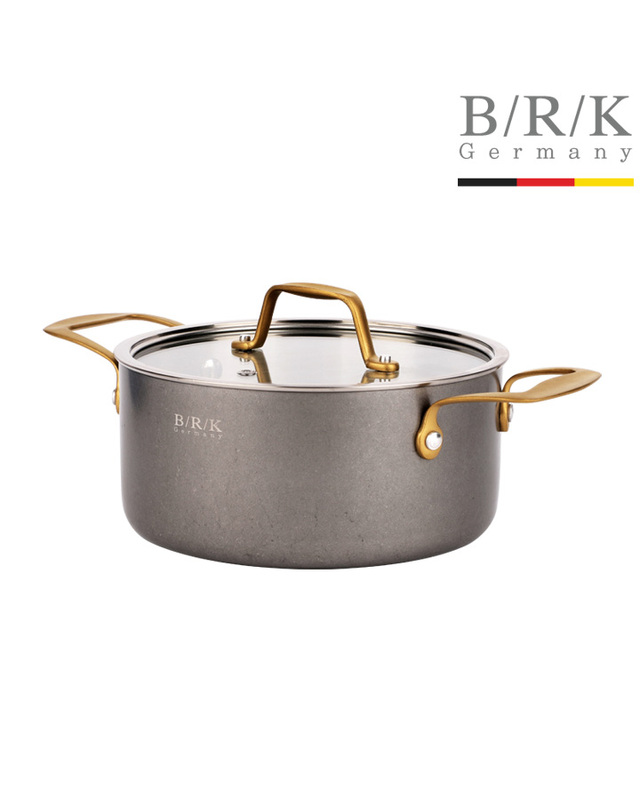 비알케이 [BRK] 빈티지 통3중 양수냄비 20cm 착용컷