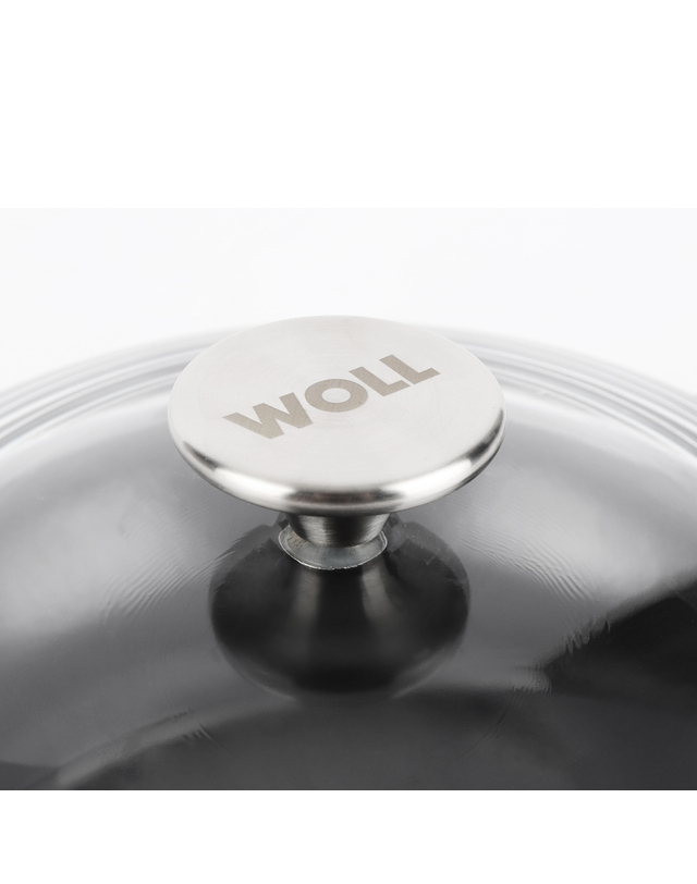 볼 [WOLL] 아이언 무쇠주물 미니웍 18cm (칠리레드) 착용컷