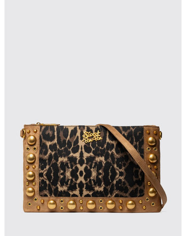[해외직구][시크릿 폰폰] 숄더백 TATIANA POUCH Leopard Tan 7398481