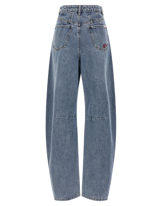 셀프포트레이트 [해외직구][셀프포트레이트]Blue Barrel Leg 청바지 RS26813PBLBLUE 6911338 착용컷