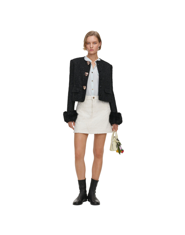 셀프포트레이트 [해외직구][셀프포트레이트] 여성 자켓 AW26131JB 7540752 착용컷
