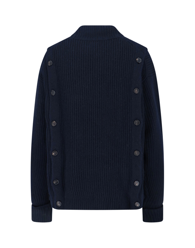 셋추 [해외직구][셋추] 니트 U232Y005W020NAVY 7323443 착용컷
