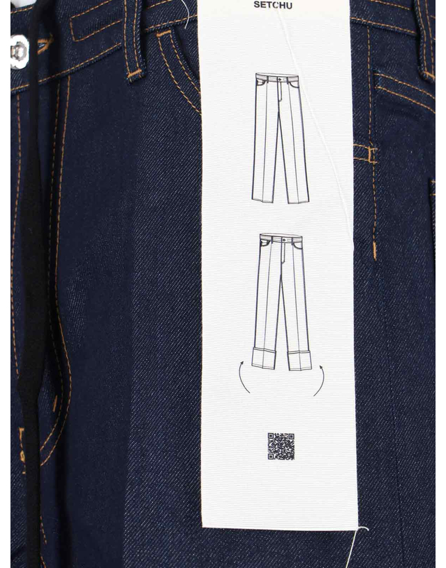 셋추 [해외직구][셋추] 트라우저 U242P002C018INDIGO 7323989 착용컷