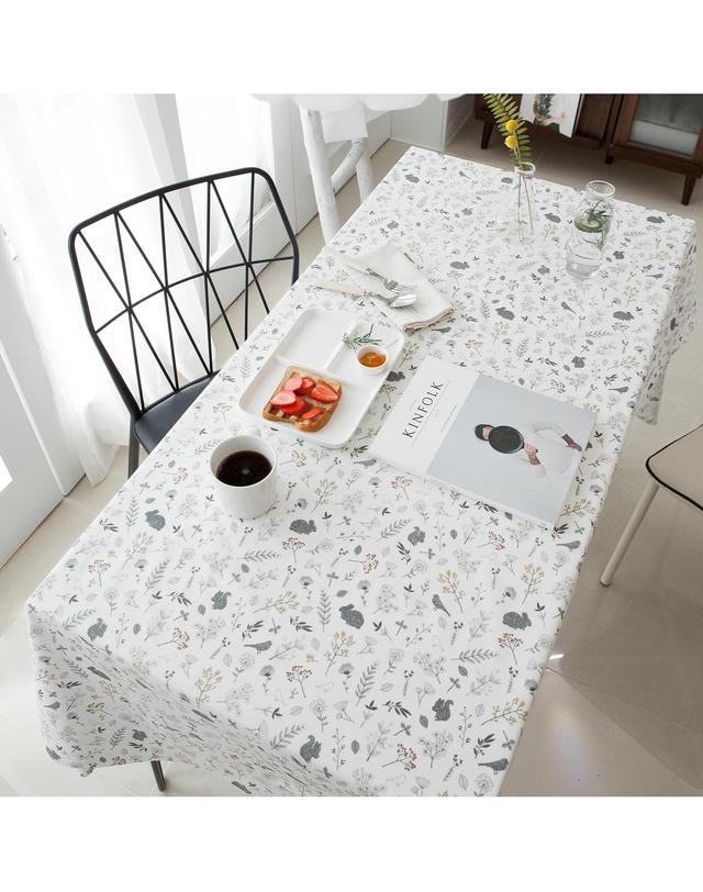 코지코튼 허브데이 방수식탁보 (대폭/3size) 착용컷