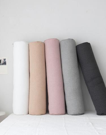 코지코튼 헤이즐 100수 순면 누빔 바디필로우커버 롱쿠션 100cm 3color
