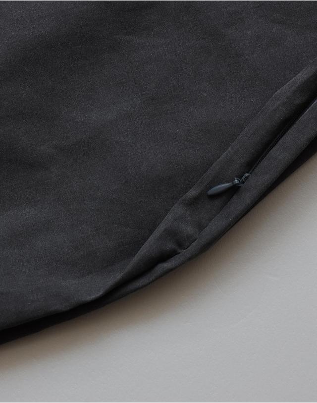 코지코튼 어반그레이 허리쿠션 2style 미니등쿠션 착용컷