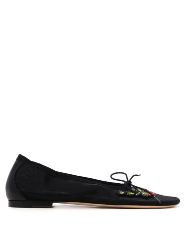 [해외직구][시몬로샤] 플랫슈즈 RMP27B0804BLACK/RED MULTI 5633432