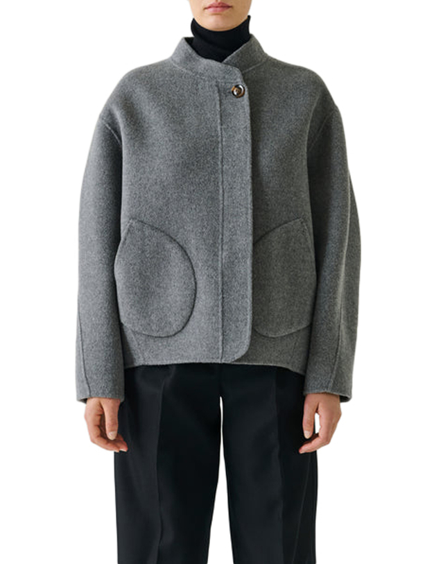 쉐흐 [해외직구][쉐르] 여성 자켓 MAN1312WINDSORGRI0223W GRIS CLAIR 7600439 착용컷