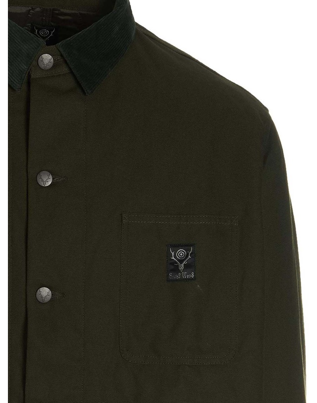 사우스 웨스트 [해외직구][사우스투 웨스트에잇]Coverall 남성 코트 LQ709AGREEN 2052004 착용컷