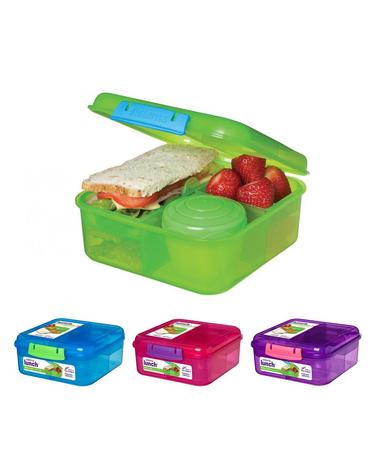 시스테마 BPA-free 벤토 큐브 런치 박스 도시락통 1.25L