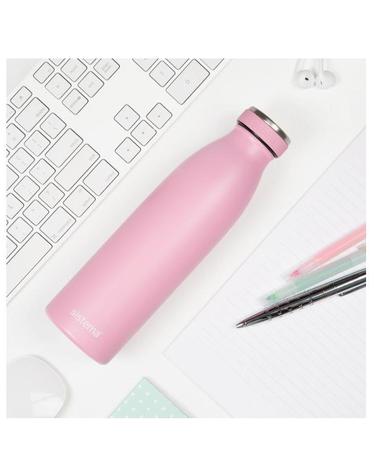 시스테마 스테인레스 스틸 이중 진공 보냉 보온병 500ml