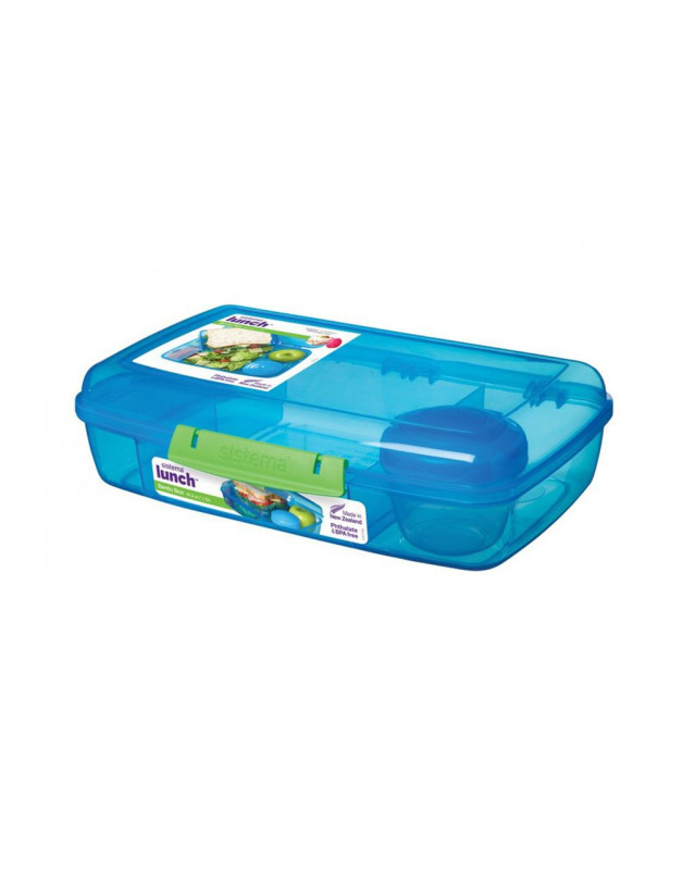 시스테마 시스테마 BPA-free 벤토 런치 박스 도시락통 1.76L 착용컷
