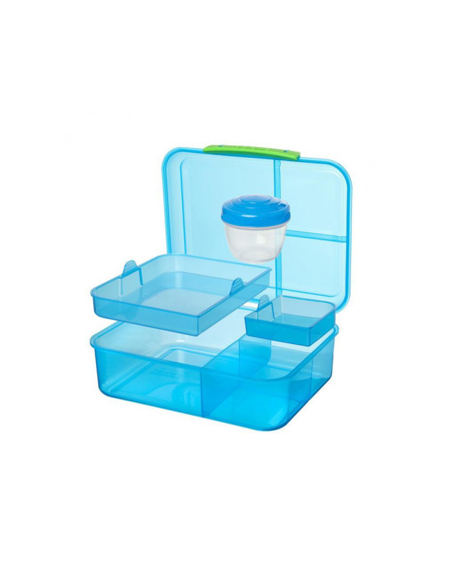 시스테마 시스테마 BPA-free 벤토 런치 박스 도시락통 1.65L 착용컷