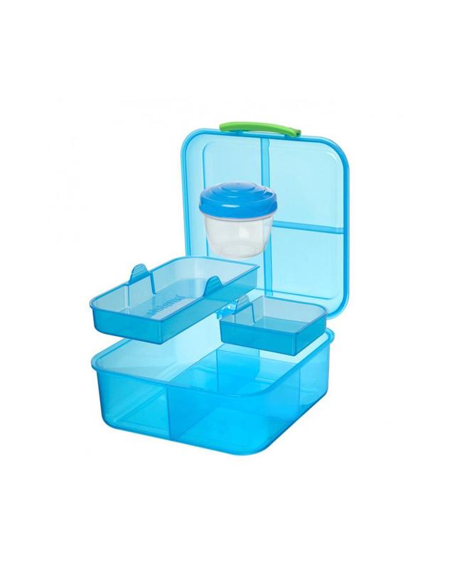 시스테마 시스테마 BPA-free 벤토 큐브 런치 박스 도시락통 1.25L 착용컷