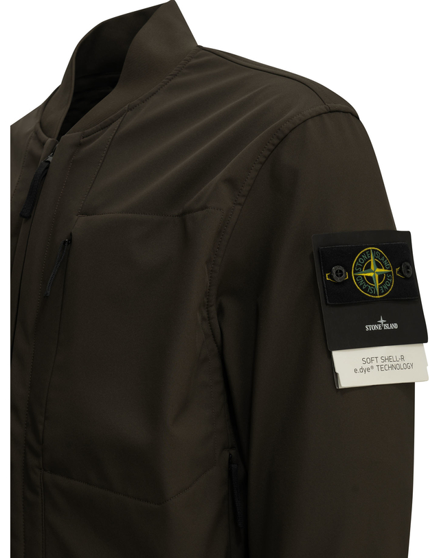 스톤아일랜드 [해외직구][스톤아일랜드]Soft Shell 봄버 자켓 L2S15Q100006S0B22V0078 7580366 착용컷