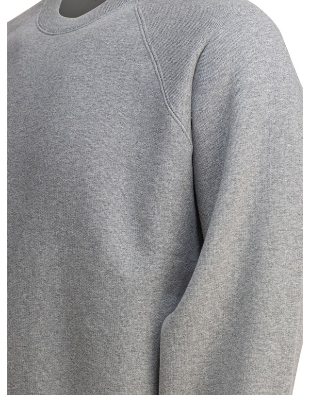 스투시 [해외직구][스투시] 맨투맨 1185700009 GREY HEATHER 5661009 착용컷