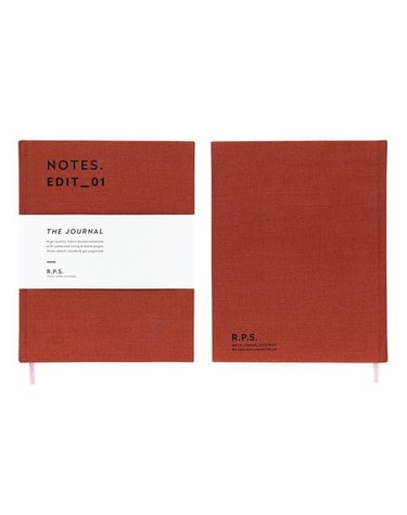 [달링클레멘타인]R.P.S. Notebook Rusty Red(라인없음)