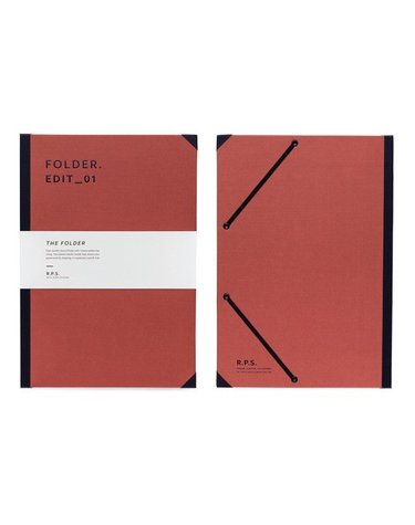 [달링클레멘타인]R.P.S. Folder Rusty Red(Fits A4 paper)