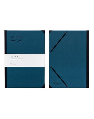 [달링클레멘타인]R.P.S. Folder Petrol Blue(Fits A4 paper)