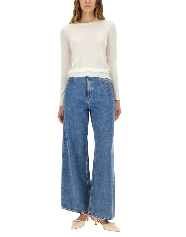 띠어리 [해외직구][띠어리]WIDE-LEG 청바지 P0104213_G8H 6191680 착용컷