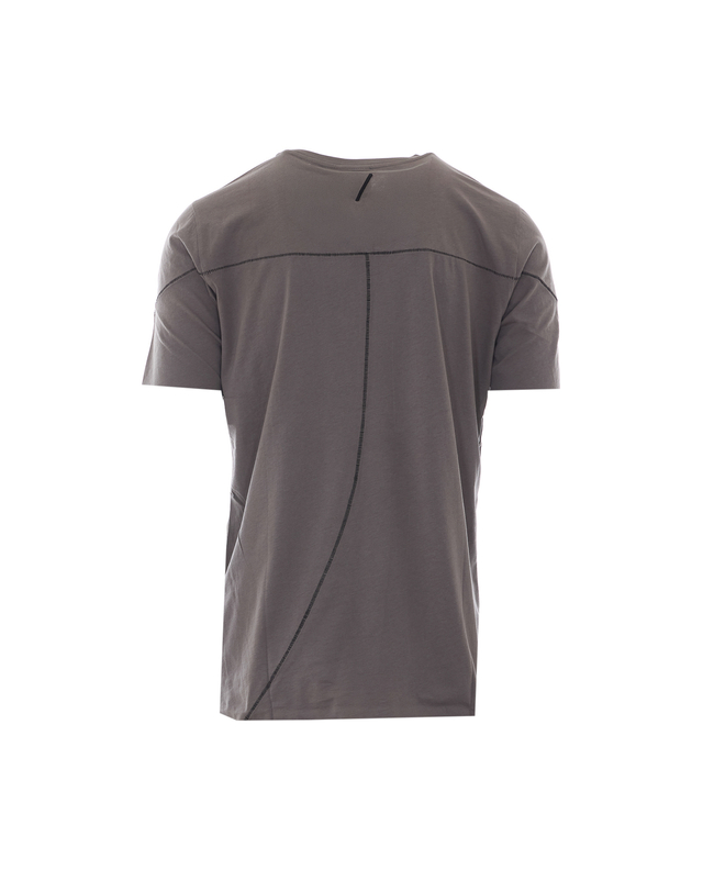 톰 크롬 [해외직구][톰크롬] 반팔 티셔츠 M TS 977CONCRETE GREY 7521873 착용컷