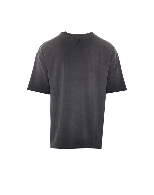 톰 크롬 [해외직구][톰크롬] 반팔 티셔츠 M TS 986COLD DYE GREY 7521912 착용컷