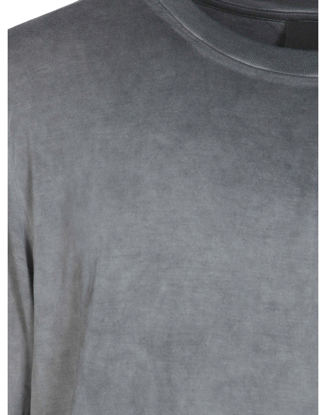 톰 크롬 [해외직구][톰크롬] 긴팔 티셔츠 MTS97001COLD DYE GREY 7610355 착용컷