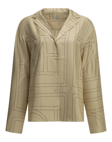 [해외직구][토템]Monogram 블라우스 213-755-707-926IVORY 7589581