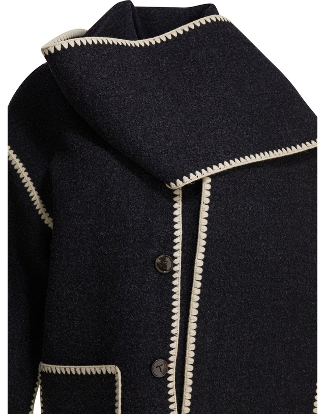 토템 [해외직구][토템] 여성 코트 244-WRO918-FB0292-083DARK GREY MELANGE 7555917 착용컷