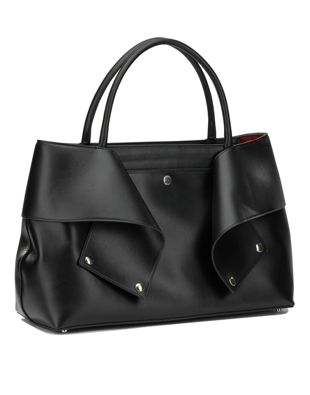 토템 [해외직구][토템]Mercer 토트백 264-WAL0134-LE0206-441BLACK/RED 7560338 착용컷