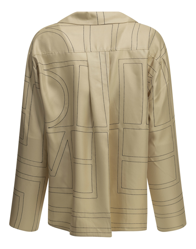 토템 [해외직구][토템]Monogram 블라우스 213-755-707-926IVORY 7589581 착용컷