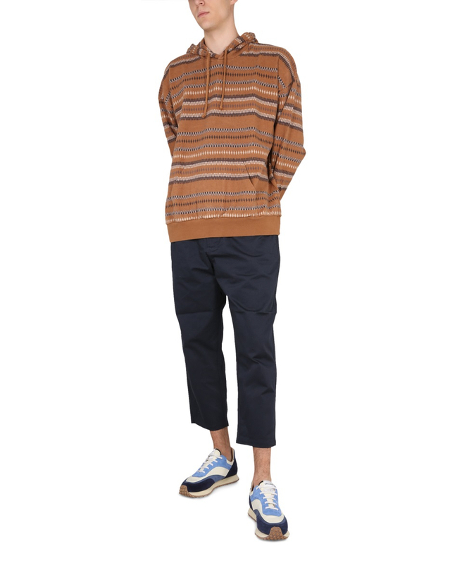 유니버셜윅스 [해외직구][유니버셜웍스] 후드 티셔츠 27609_BROWN 966920 착용컷