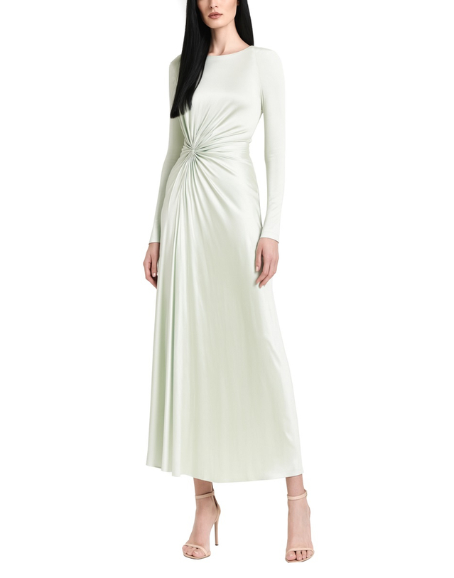 빅토리아 베컴 [해외직구][빅토리아베컴]TWIST WAIST 긴팔원피스 1126WDR007087A_ALOE 6970641 착용컷