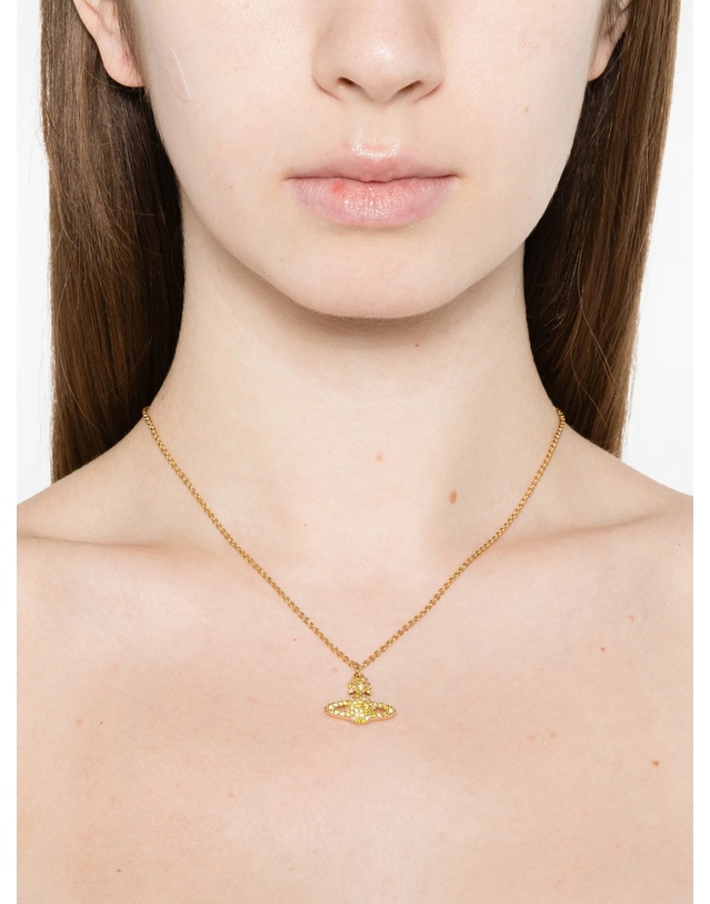 비비안웨스트우드 [해외직구][비비안웨스트우드] 목걸이 6302009202R979 7236377 착용컷