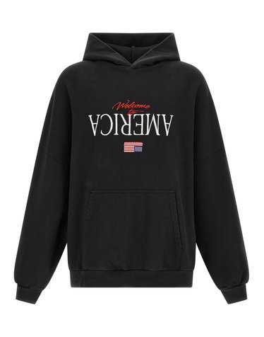 [해외직구][윌리 차바리아]Welcome To America-Hooligan 후드 티셔츠 WCJSY0241001 7277977