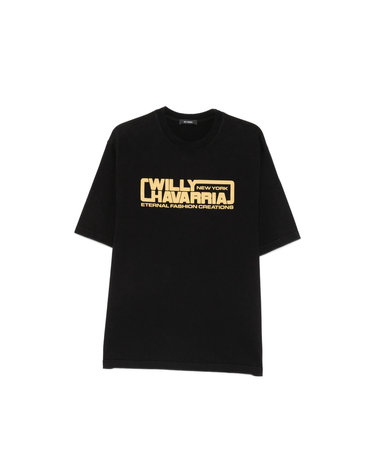 [해외직구][윌리 차바리아] 반팔 티셔츠 MUJTE026-011 061N BLACK 7551476